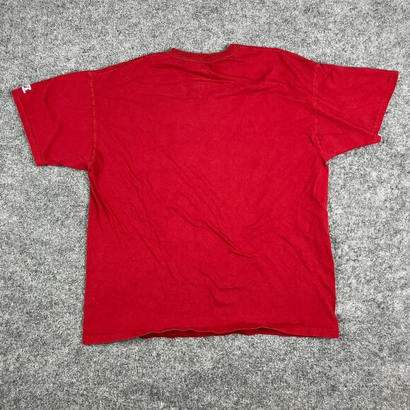 Russell T-Shirt Mens Size L Red Graphic Carnegie Mellon Cotton Tee - Picture 6 of 7